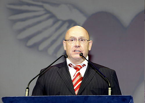 Franck Nicolas en plein speech