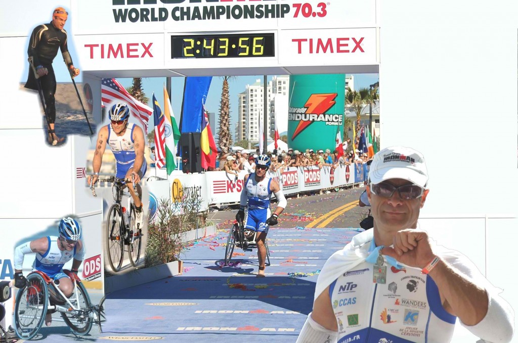 Champion du monde sur un triathlon courte distance aussi.