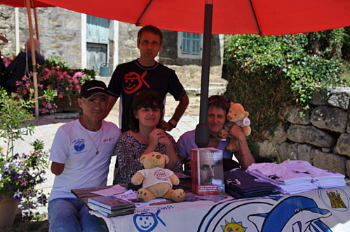 De gauche à droite, Thierry, Jean-Luc, Dominique et Sylvie.  photo Patricia