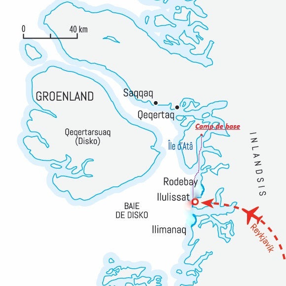 A 5h de mer au nord d'Ilulissat