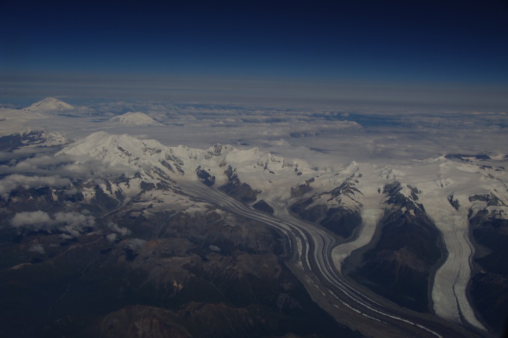 Des glaciers à perte de vue sans trace de l'homme... Des glaciers à perte de vue sans trace de l'homme...