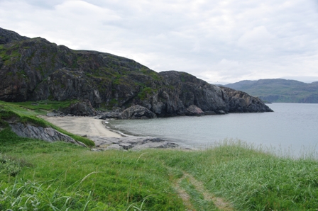 Une plage qui va recevoir notre bivouac.