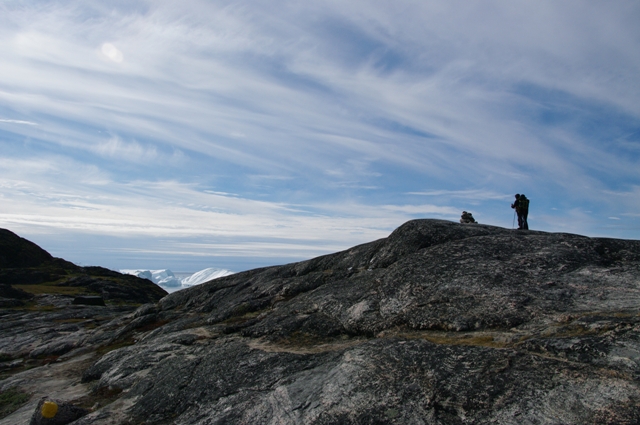 De cairn en cairn nous suivons une piste