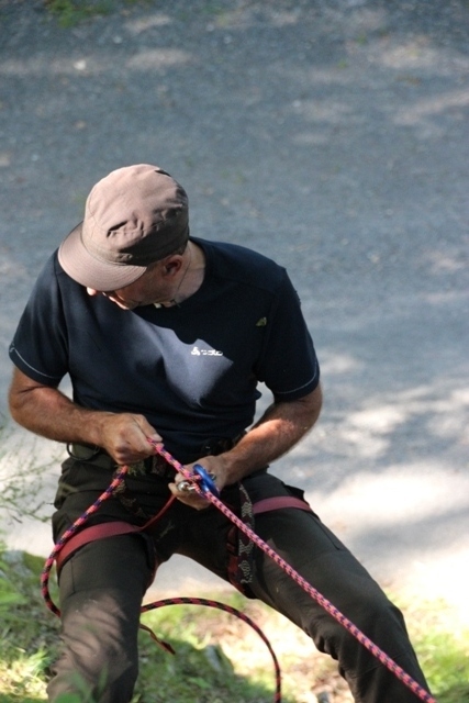 Un très bon entrainement pour travailler les appuis sur "la jambe de bois"...