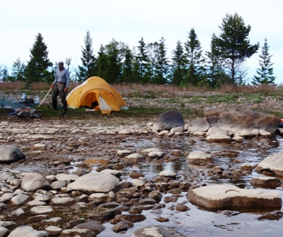 Déja une semaine de bivouac au bord du golfe de Botnie