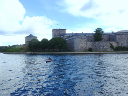 Devant le kastelet de vaxholm.