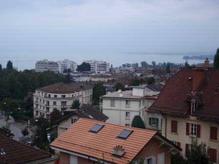 Lausanne sous la pluie...