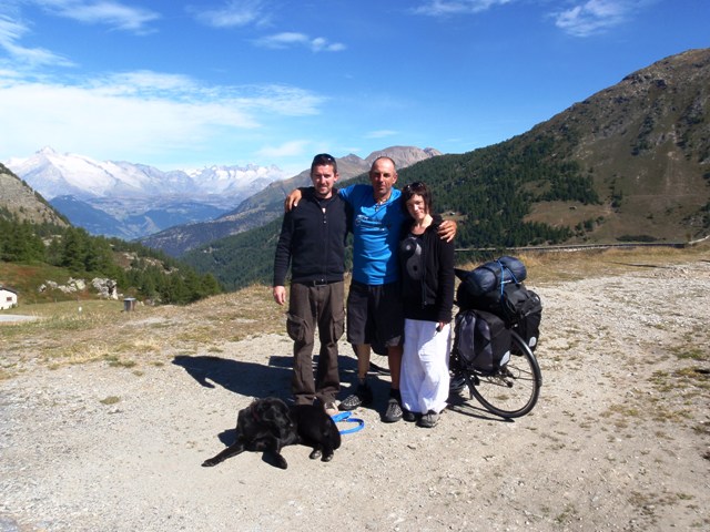 Marlène, Gilles et Taïko. Un vraie équipe de soutien...