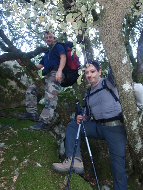 La descente sur la mousse est un bon entrainement de cirque...