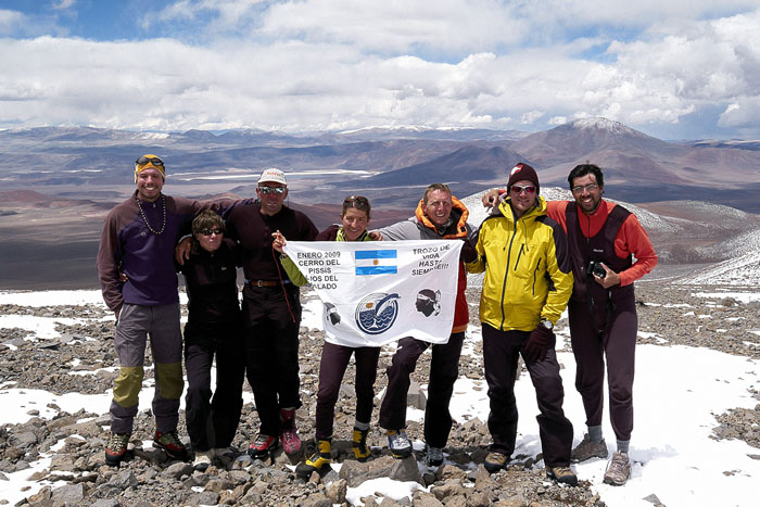 Hiver 2008 expédition un Pied au sommet, des mécènes ont joué le jeu pour la réussite du projet. J'appelle cela le plan A