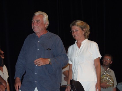 Monsieur et Madame Guerlain au concert de "I Mantini" en septembre 2003.